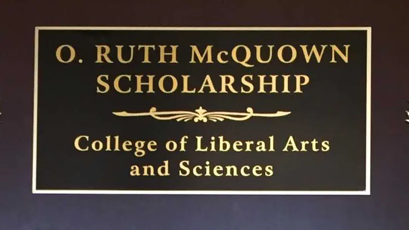 O. Ruth McQuown Graduate Scholarship